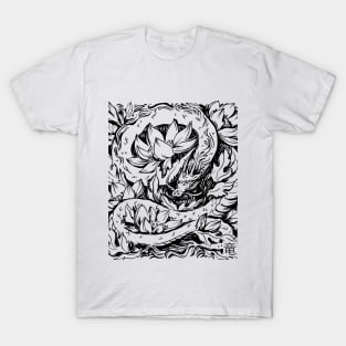 Sacred Lotus and Hidden Dragon T-Shirt